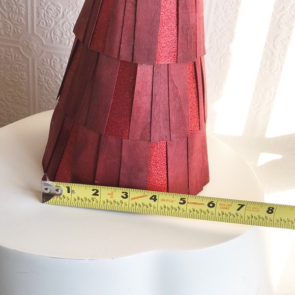 Longaberger Red Glitter Tree - Picture 9 of 9
